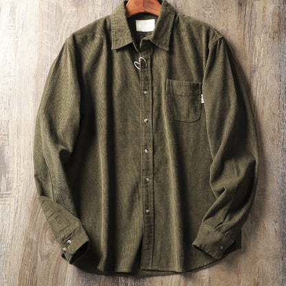 Charles Richard Retro Corduroy Shirt