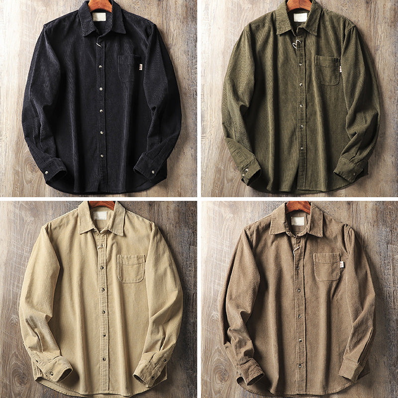 Charles Richard Retro Corduroy Shirt