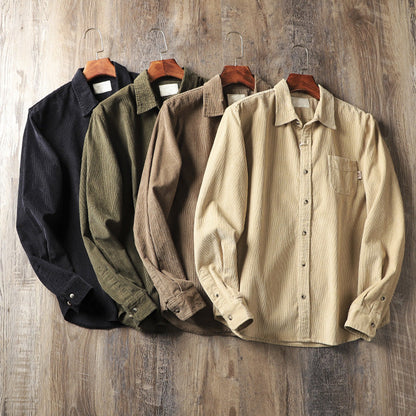 Charles Richard Retro Corduroy Shirt