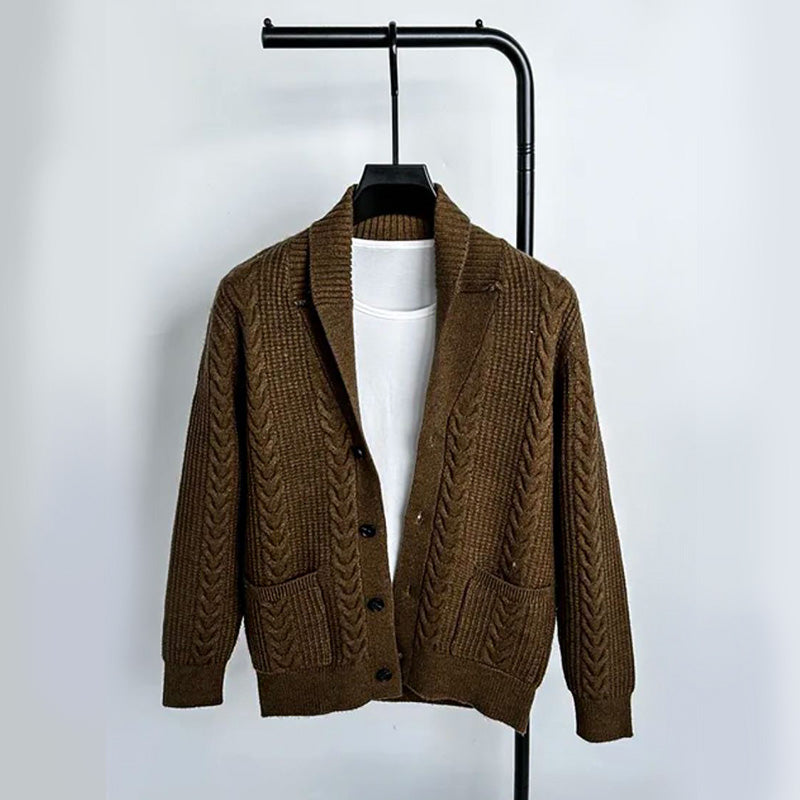 Charles Richard Retro Knit Cardigan