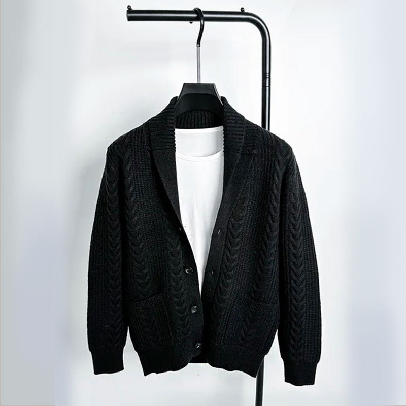 Charles Richard Retro Knit Cardigan