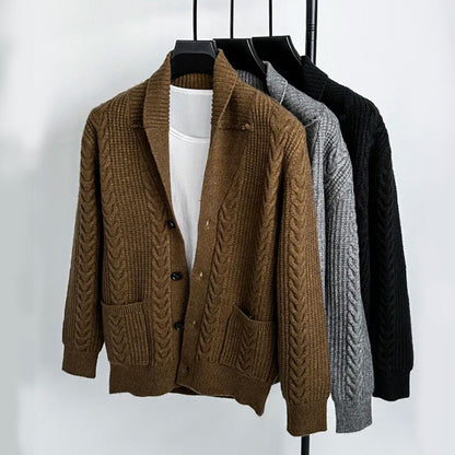 Charles Richard Retro Knit Cardigan