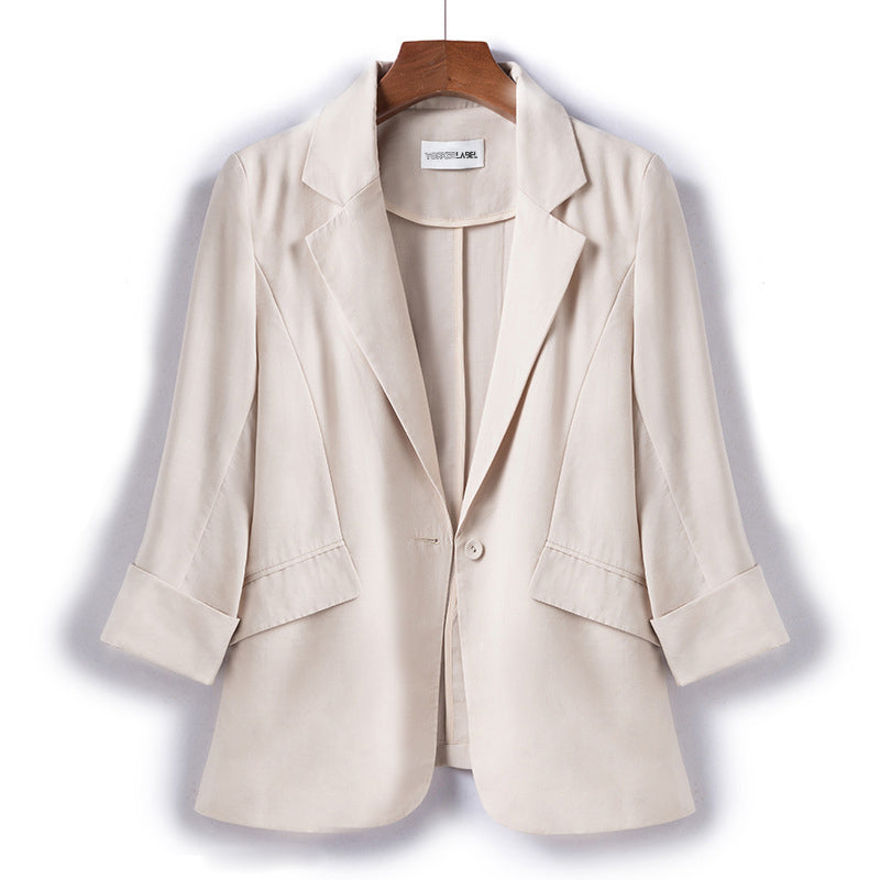 Emilie Partout Pastel Cherry Blazer