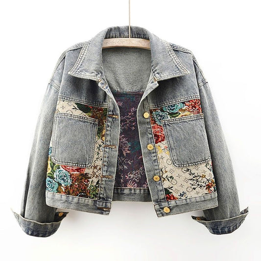 Ophelia Rose Garden Denim Jacket