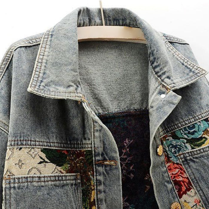 Ophelia Rose Garden Denim Jacket