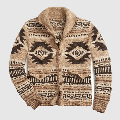 Ben Claude Aztec Knit Cardigan