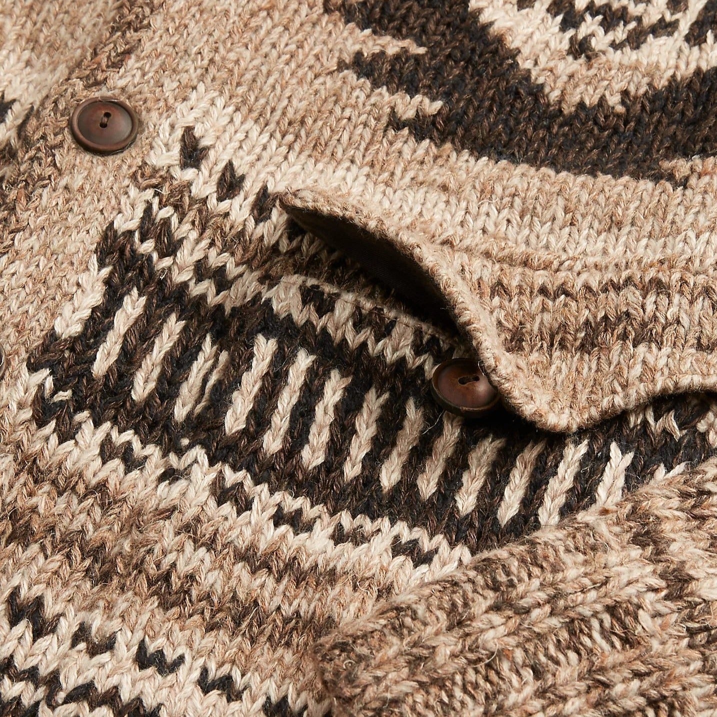 Ben Claude Aztec Knit Cardigan