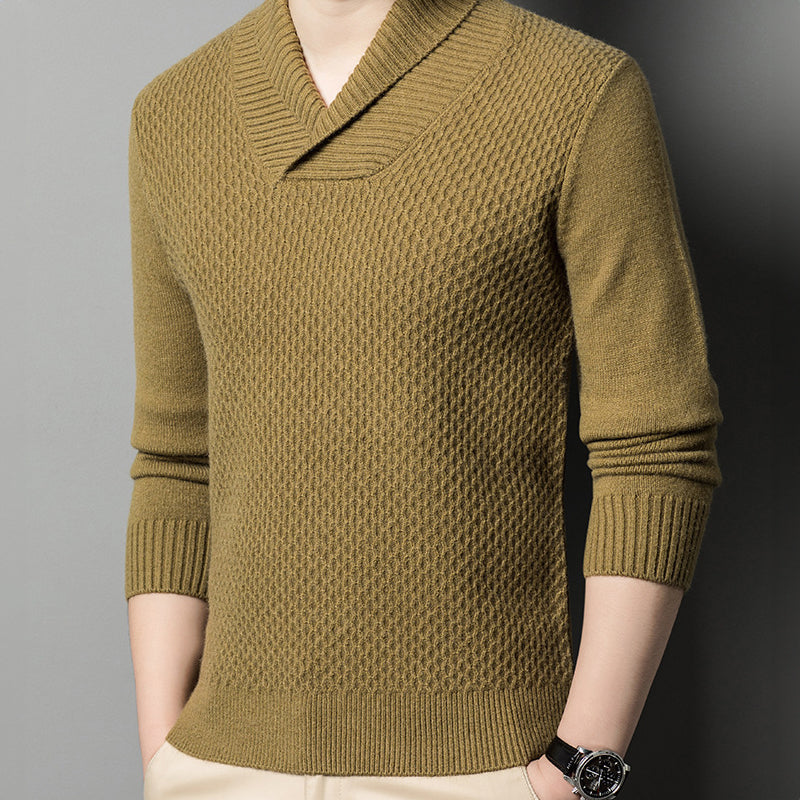 Ben Claude Casual Jacquard Sweater