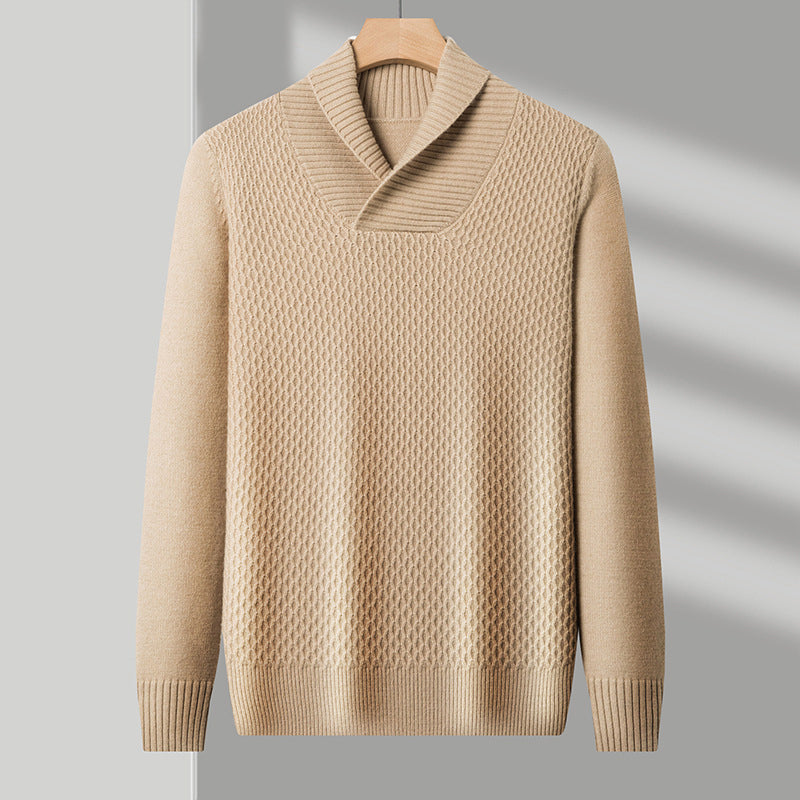 Ben Claude Casual Jacquard Sweater