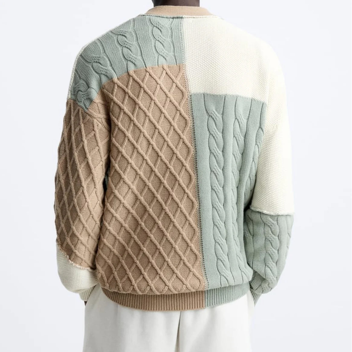 Ben Claude Knit Patchwork Cardigan