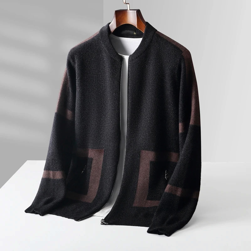 Ben Claude Opulent Jacquard Cardigan