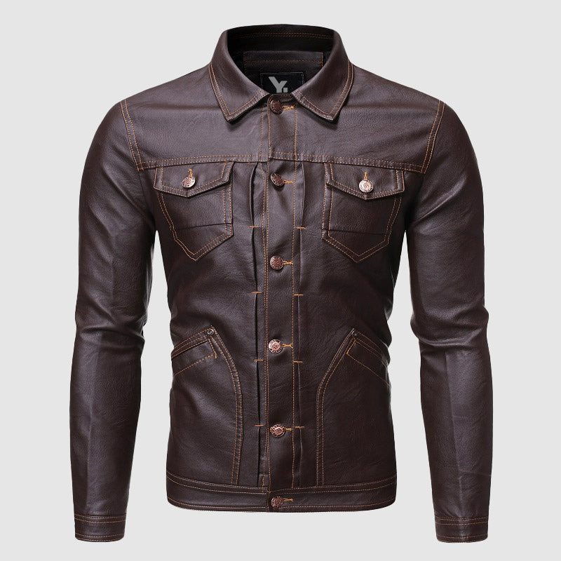 Ben Claude Retro Biker Leather Jacket – YorkerLabel