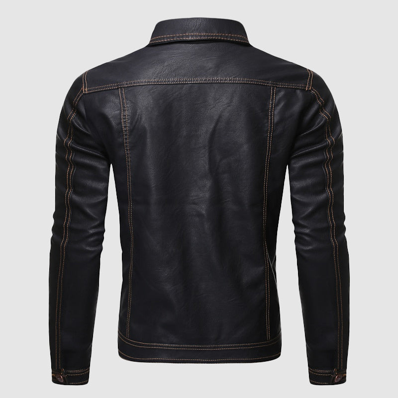 Ben Claude Retro Biker Leather Jacket