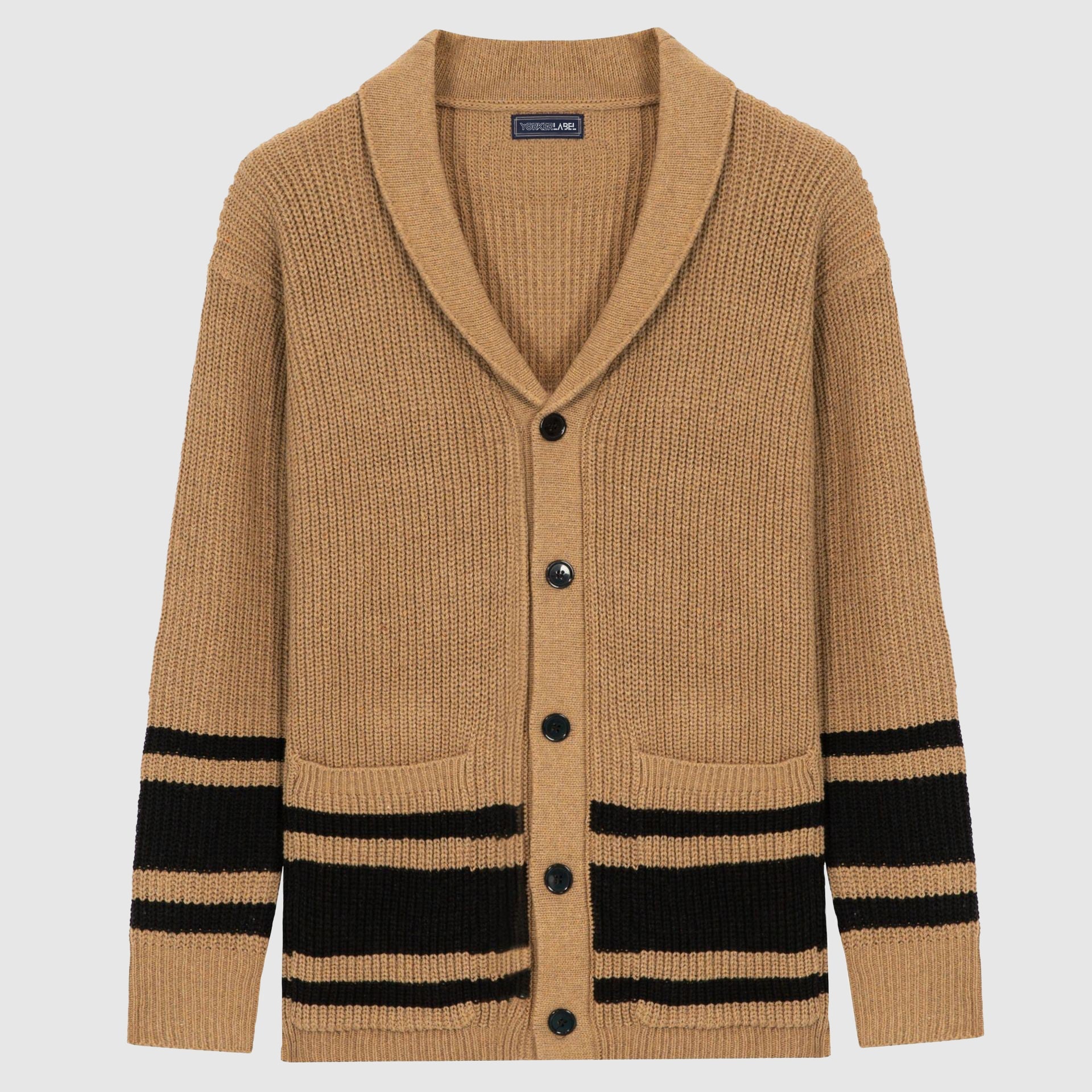 Ben Claude Stripe Knit Cardigan