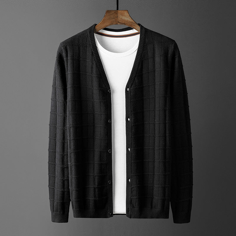 Ben Claude Textured Elegance Cardigan