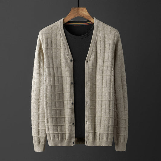 Ben Claude Textured Elegance Cardigan