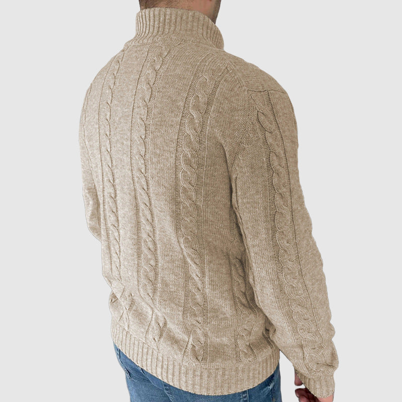 Charles Richard Braid Knit Cardigan