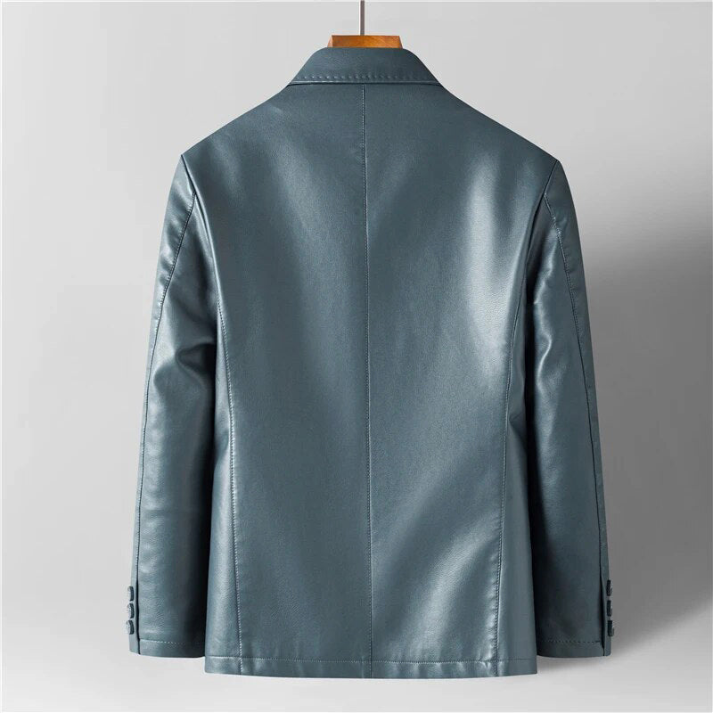 Charles Richard Retro Leather Jacket