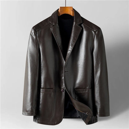 Charles Richard Retro Leather Jacket