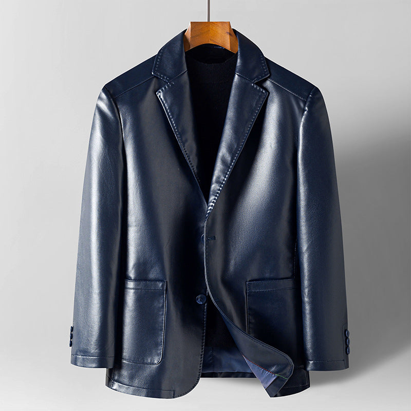 Charles Richard Retro Leather Jacket