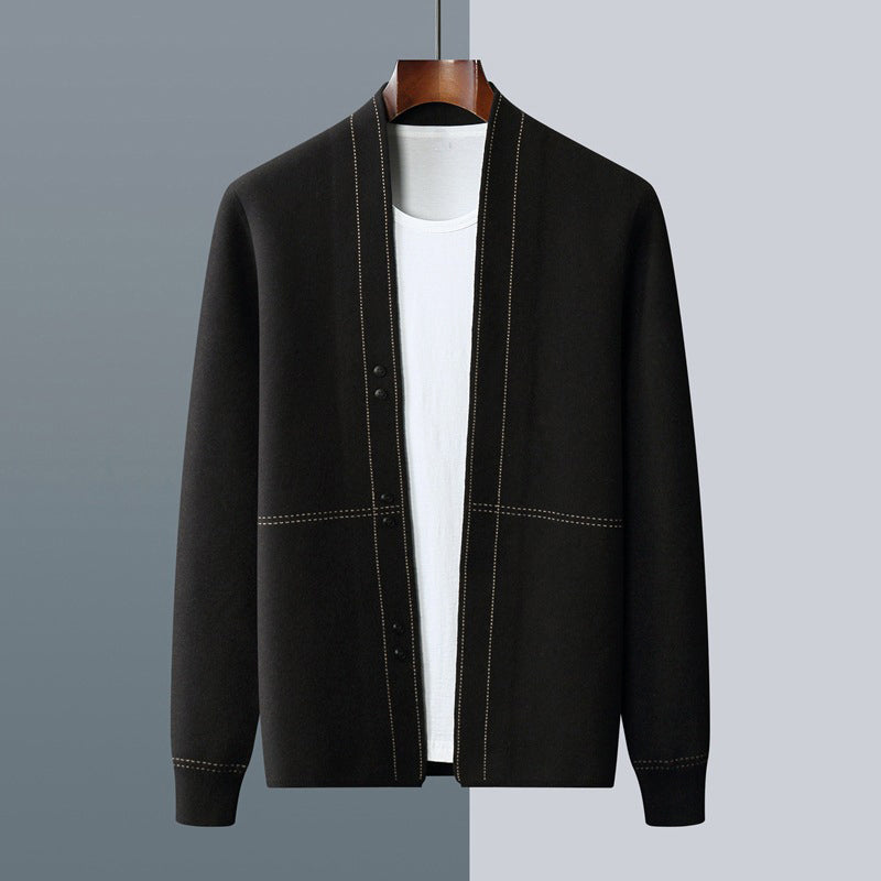 Daniel Hall Refined Wool Cardigan