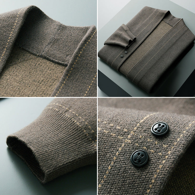 Daniel Hall Refined Wool Cardigan