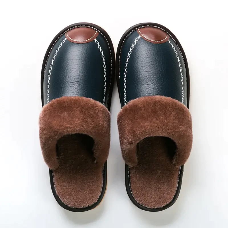 Daniel Hall Warm Leather Slippers