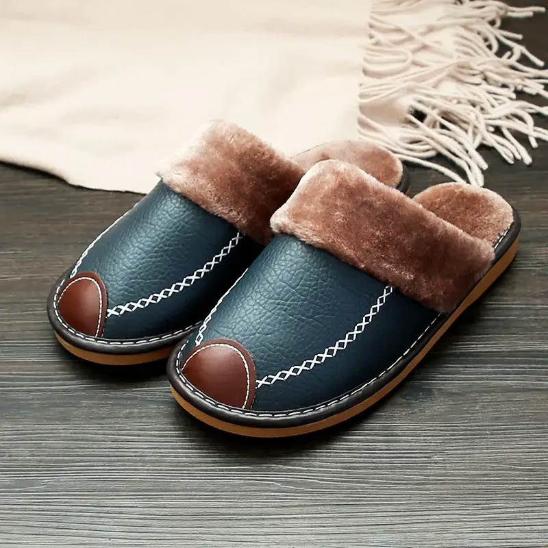 Daniel Hall Warm Leather Slippers