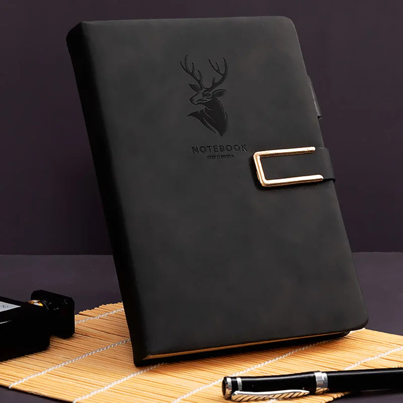 Deer Tracks Leather Notebook