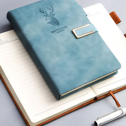 Deer Tracks Leather Notebook