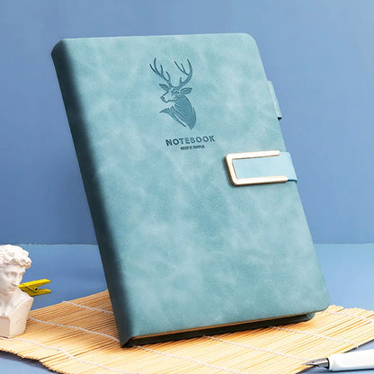 Deer Tracks Leather Notebook