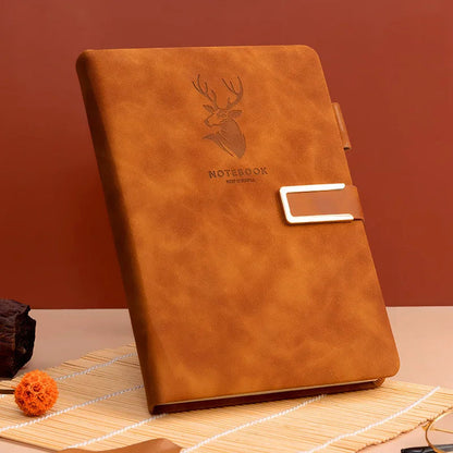 Deer Tracks Leather Notebook