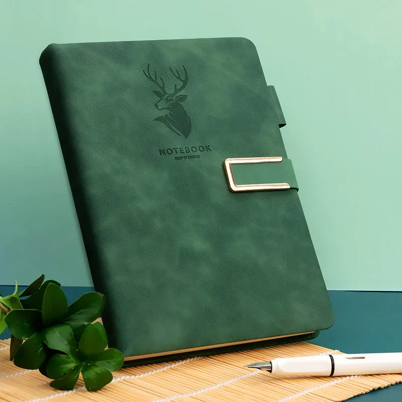 Deer Tracks Leather Notebook