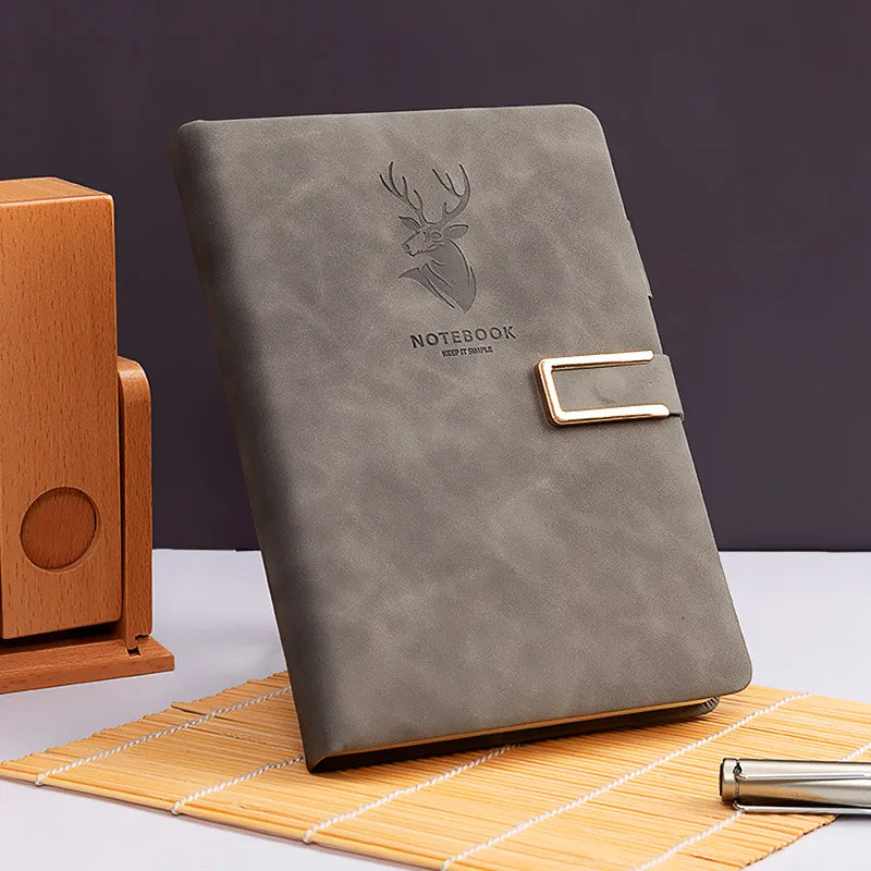 Deer Tracks Leather Notebook