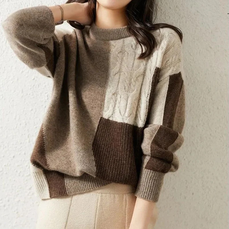 Ella Bohemian Patchwork Sweater