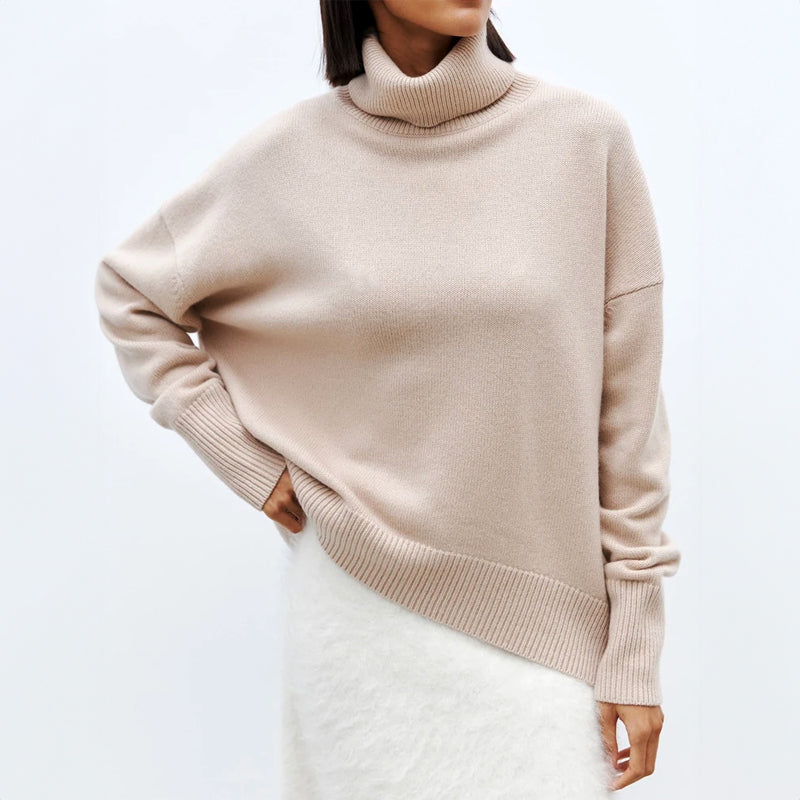 Ella Minimalistic Turtleneck Sweater