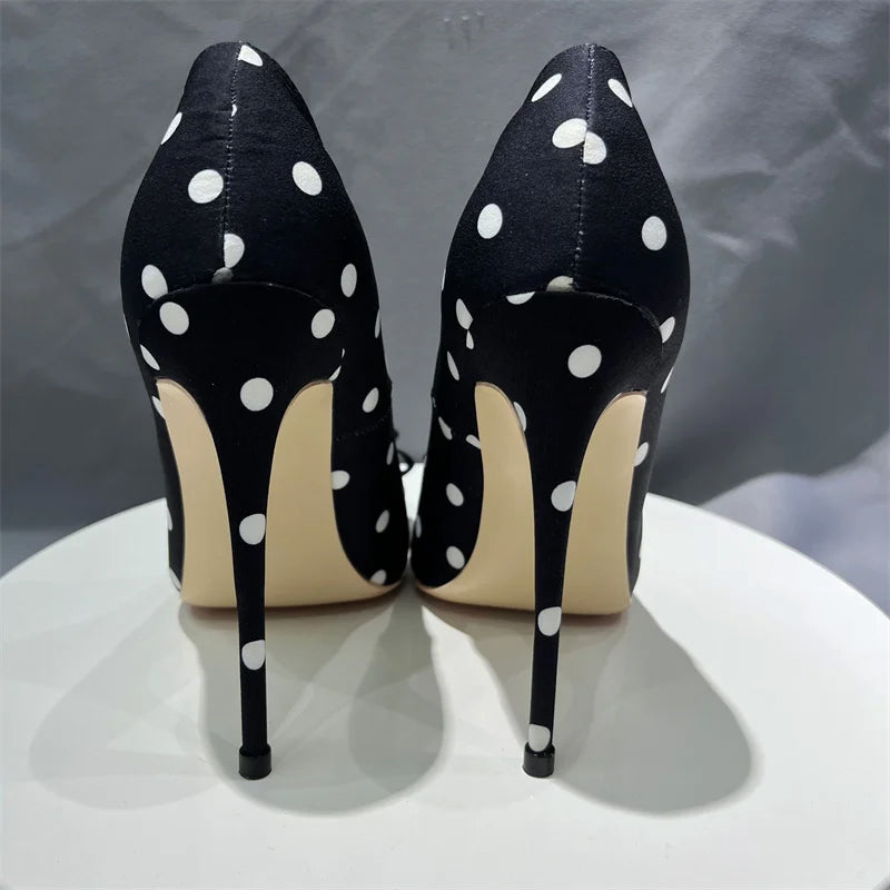 Ella Polka Dot Heels