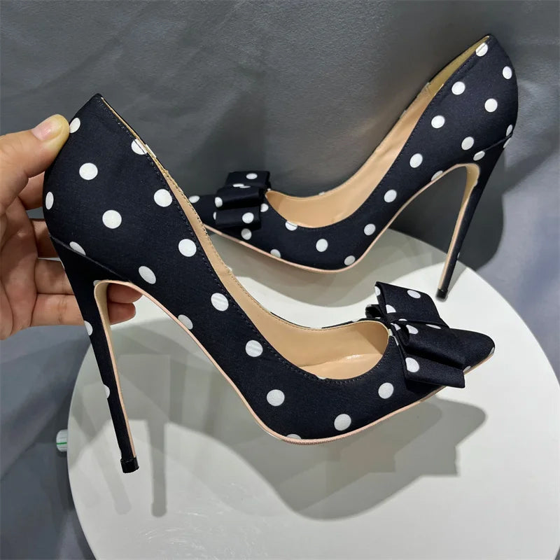 Ella Polka Dot Heels