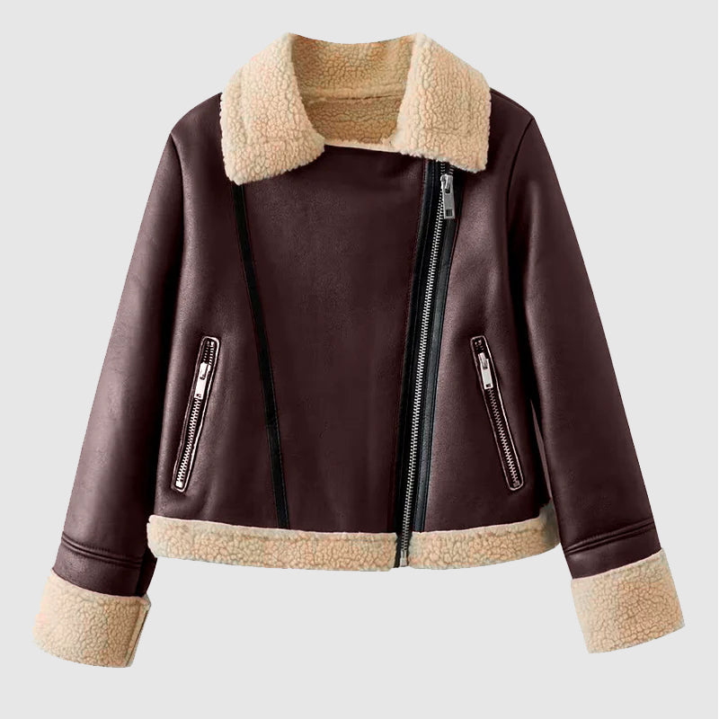 Emilie Partout Cozy Sherpa Jacket