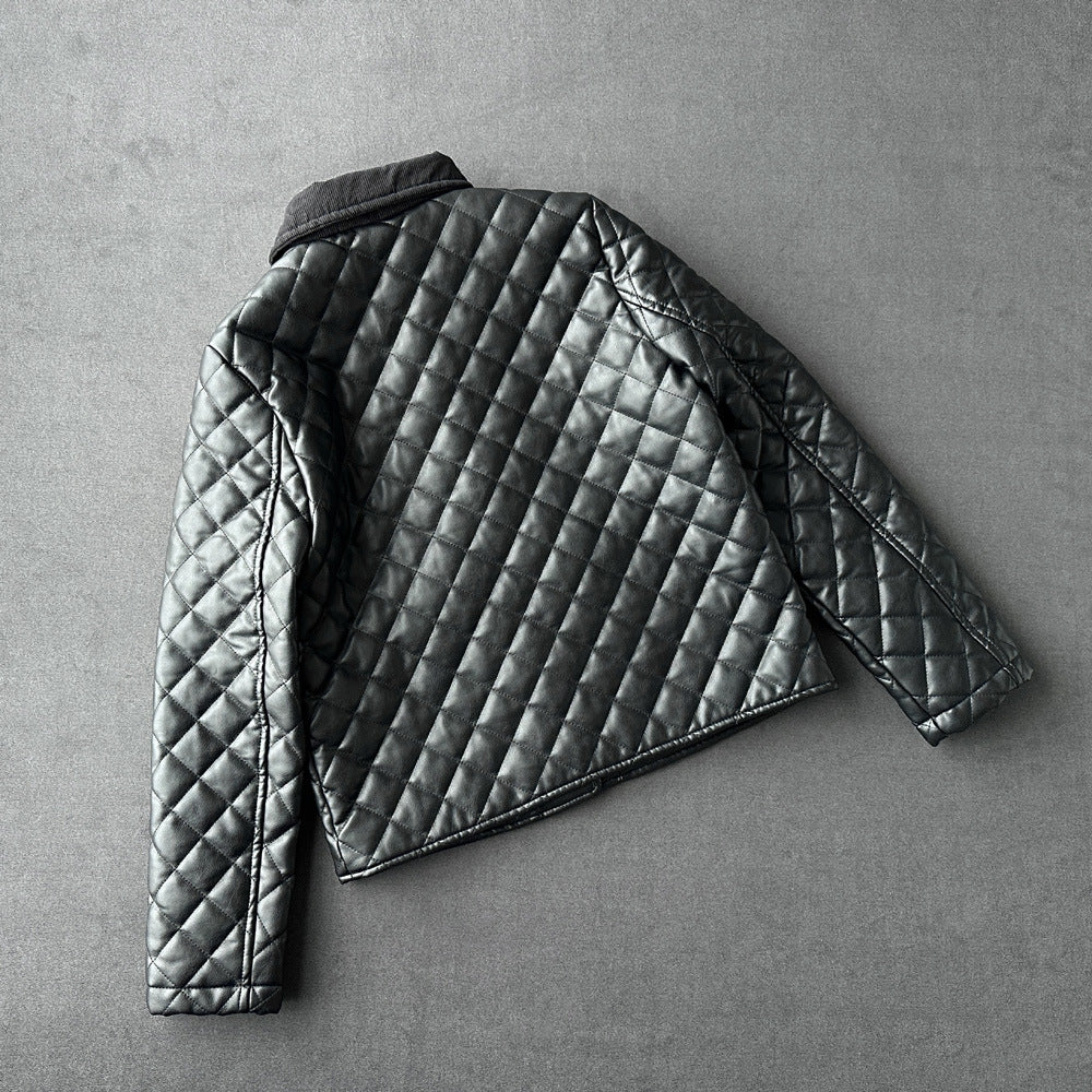 Emilie Partout Diamond Quilted Jacket