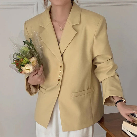 Emilie Partout London Golden Blazer