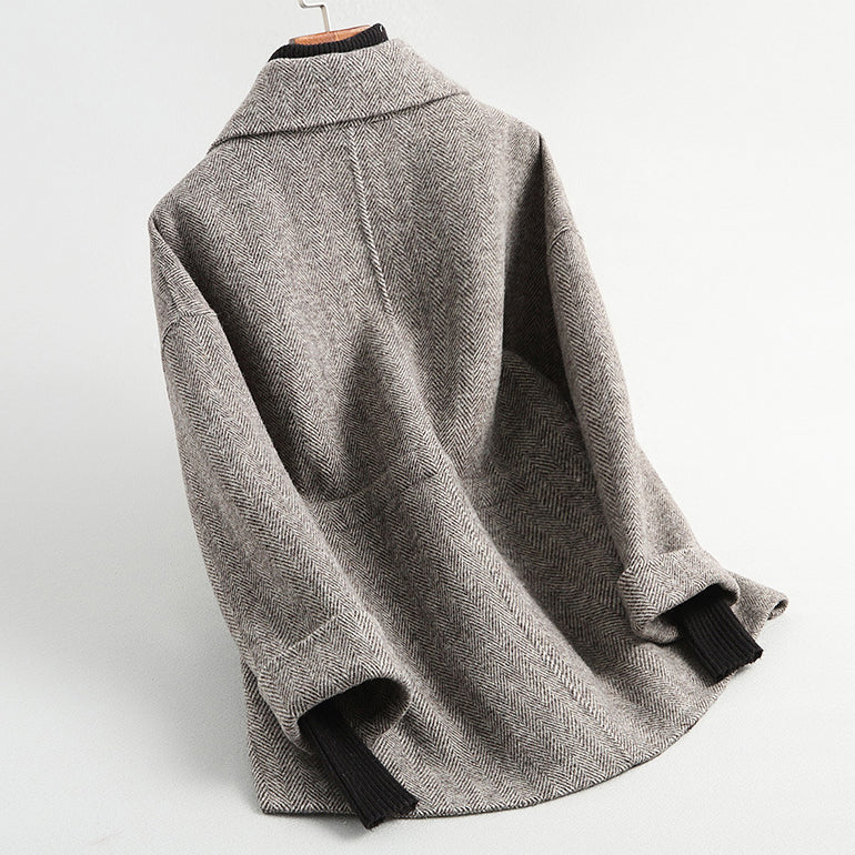 Emilie Partout Luxurious Wool Coat