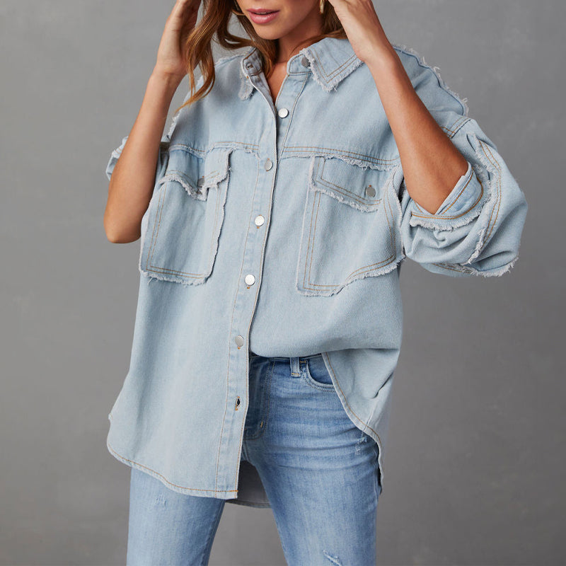 Emilie Partout Oversized Denim Jacket