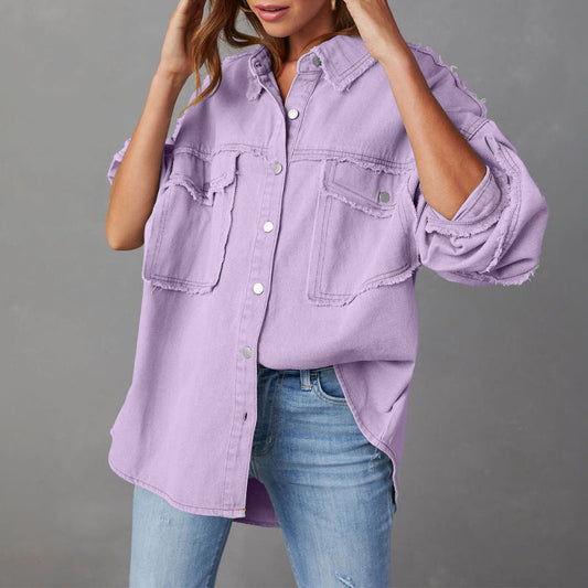 Emilie Partout Oversized Denim Jacket