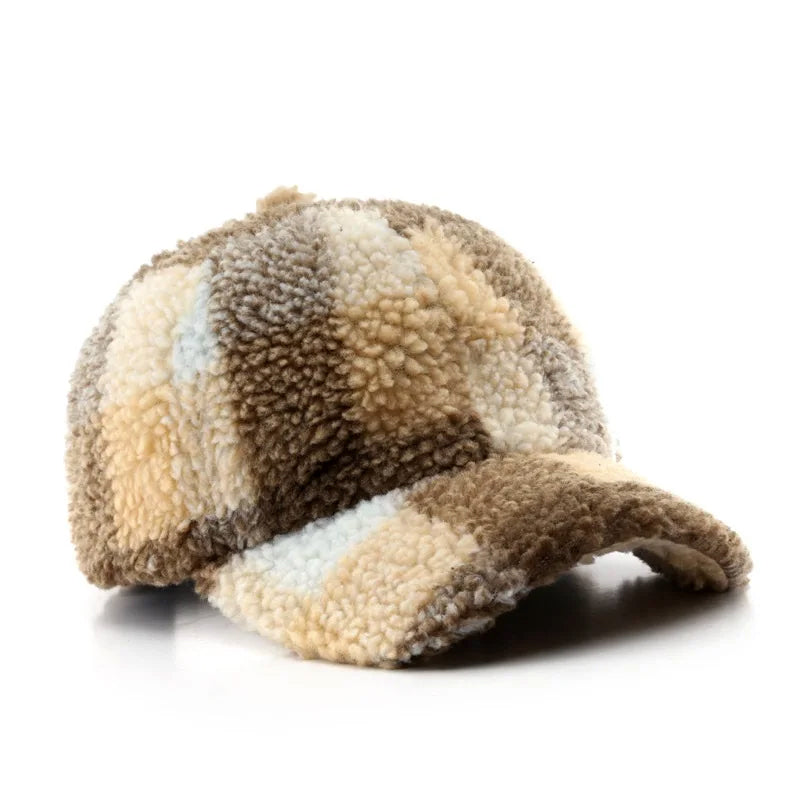 Emilie Partout Plaid Plush Cap