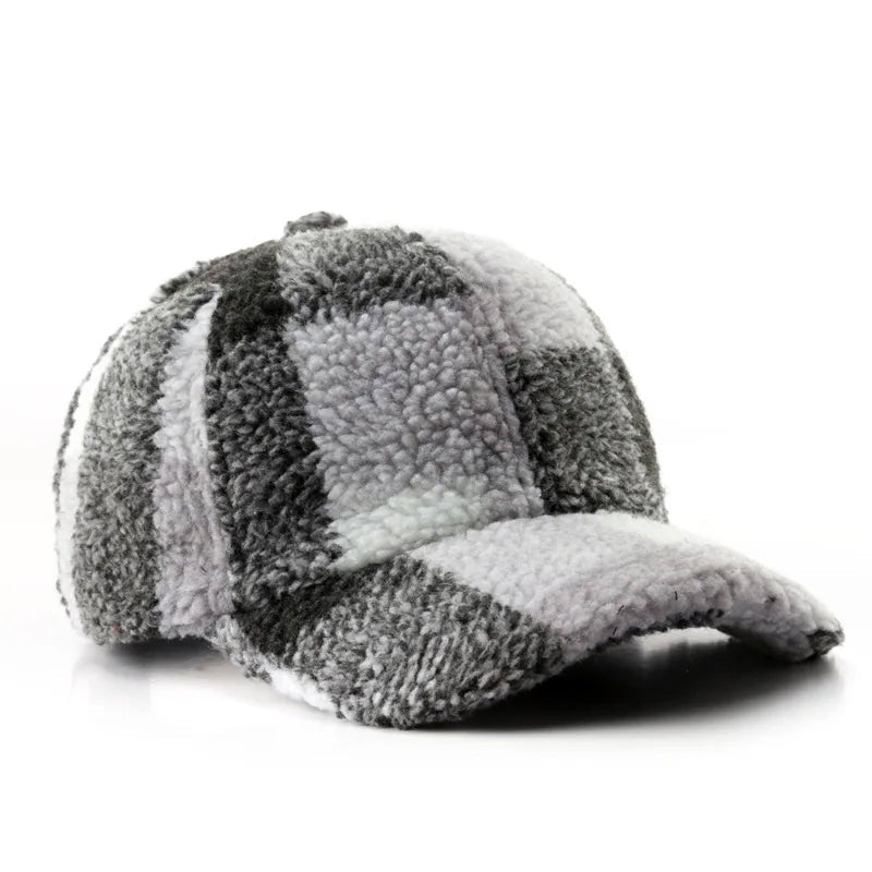 Emilie Partout Plaid Plush Cap