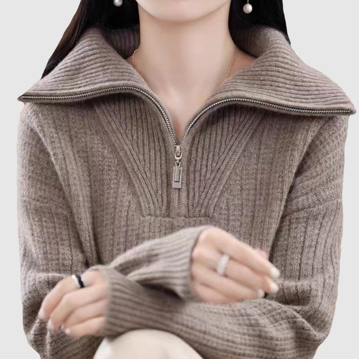 Emilie Partout Plush Elegance Sweater