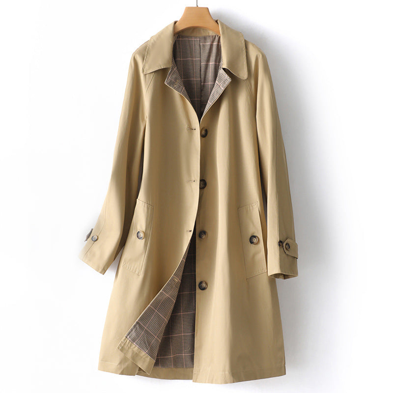 Emilie Partout Windbreaker Long Coat