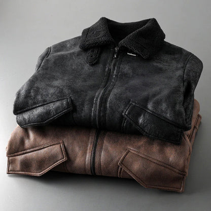 Leon Sherpa Leather Jacket