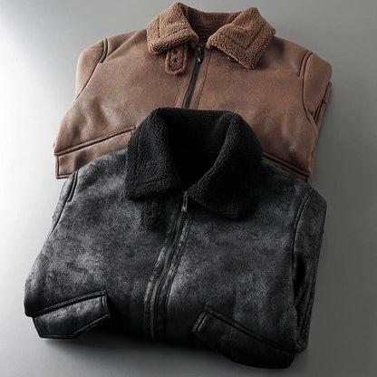 Leon Sherpa Leather Jacket